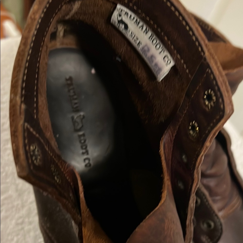 Truman Boot Co Reddish Brown Rugged Leather Boots - size 12.5 width EE - Picture 7 of 9